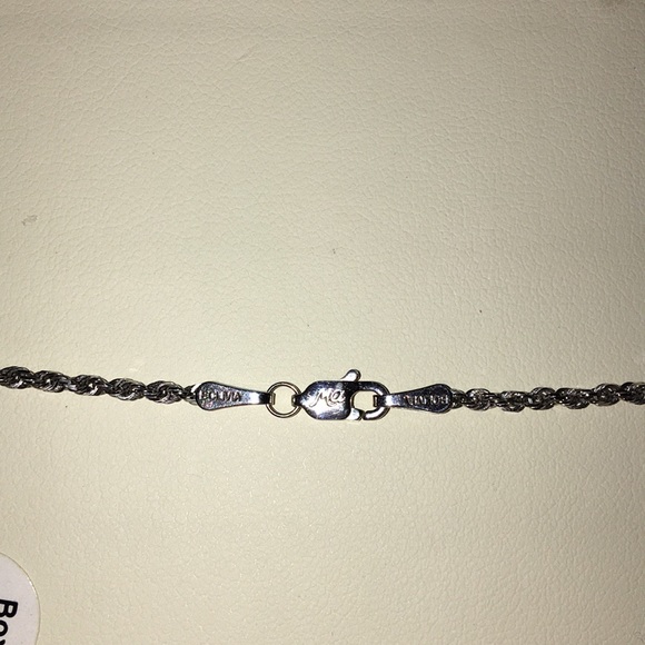 Solid 14K Michael Anthony White Gold Rope Chain - Picture 3 of 4